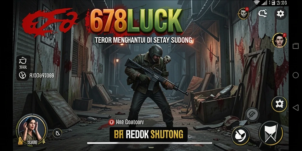 Screenshot gameplay 678LUCK yang menegangkan dan seram.
