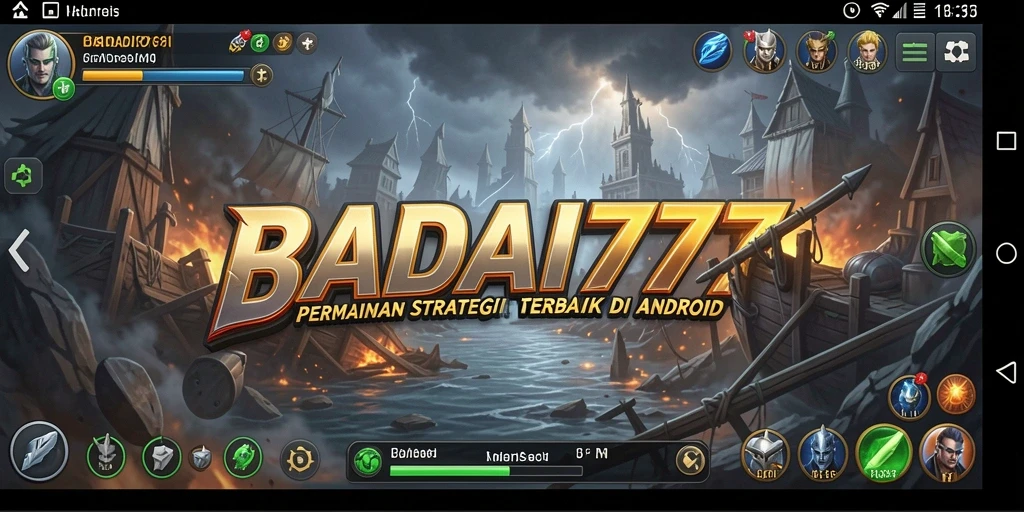 Tampilan strategi permainan BADAI777 saat aksi intens.