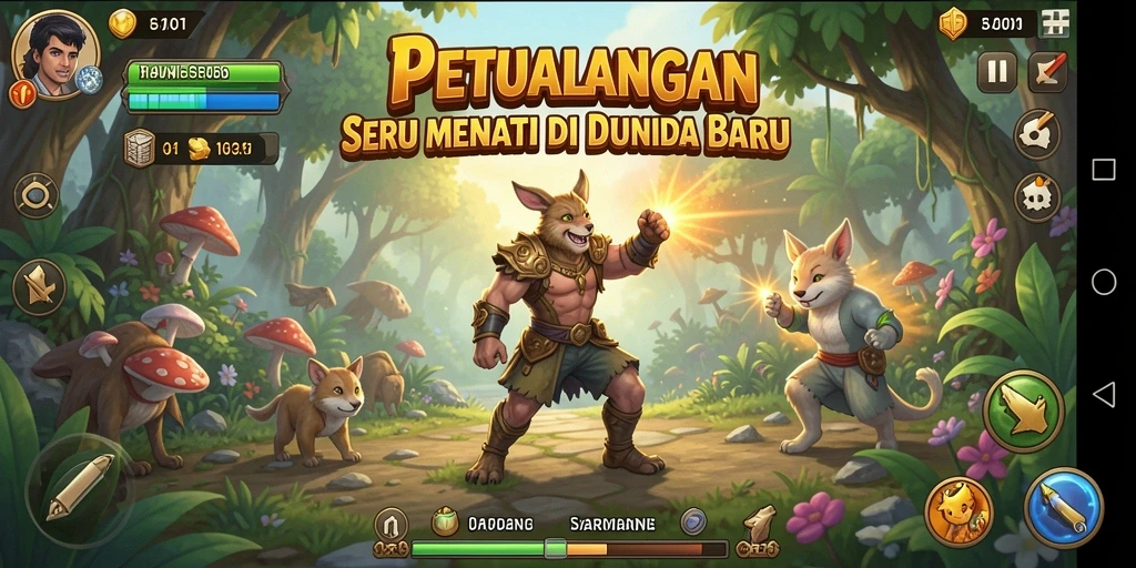 Tangkap momen seru dalam gameplay petualangan BARU01