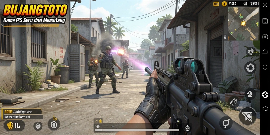 Tampilan gameplay seru dari permainan BUJANGTOTO yang menegangkan.