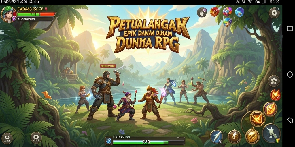 Tangkapan layar CADAS138 menampilkan karakter dalam pertempuran yang mendebarkan.