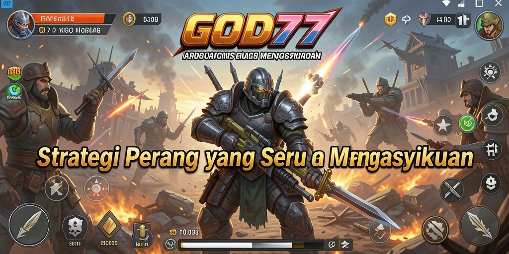 Tampilan mendebarkan dari pertempuran strategi di GOD77.