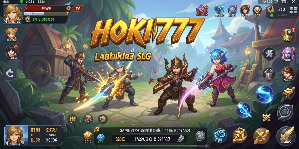 Tampilan gameplay HOKI777 dengan aksi pertempuran yang mendebarkan.