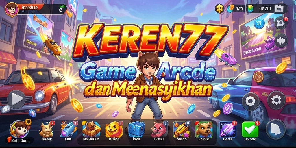 Tampilan gameplay seru KEREN77 dengan grafis menawan.