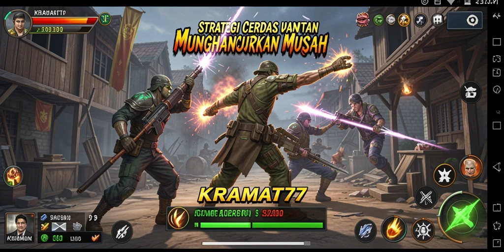 Tampilan gameplay KRAMAT77 yang menantang dan penuh strategi.