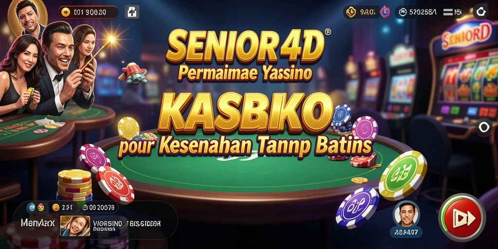 Tampilan menarik dari gameplay Kasino SENIOR4D yang seru.